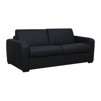 Sofá Cama Bevis  218x96x88 Cm Color Negro Vente-unique