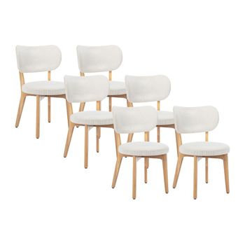 Silla Estándar Toriel  51x57x82.5 Cm Color Blanco Vente-unique