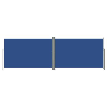 Toldo Lateral Retráctil Azul 220x600 Cm