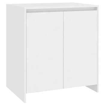 Aparador De Madera Contrachapada Blanco 70x41x75 Cm