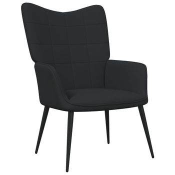 Silla De Relajación De Tela Negro