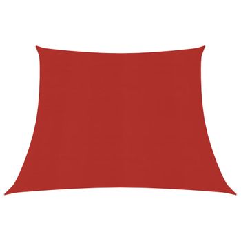 Toldo De Vela Hdpe Rojo 160 G/m² 3/4x3 M