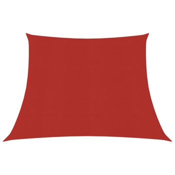 Toldo De Vela Hdpe Rojo 160 G/m² 3/4x2 M