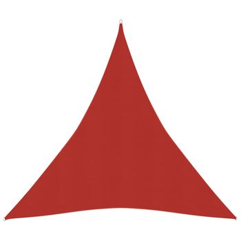 Toldo De Vela Hdpe Rojo 160 G/m² 5x6x6 M