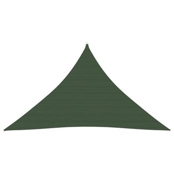 Toldo De Vela Hdpe Verde Oscuro 160 G/m² 5x5x6 M