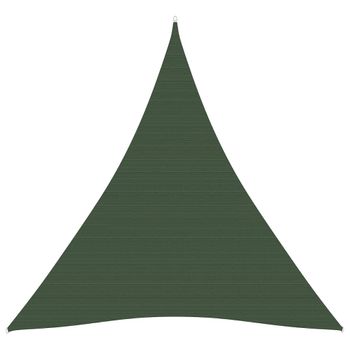 Toldo De Vela Verde Oscuro Hdpe 160 G/m² 5x6x6 M