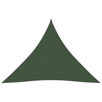 Toldo De Vela Verde Oscuro Hdpe 160 G/m² 5x5x5 M