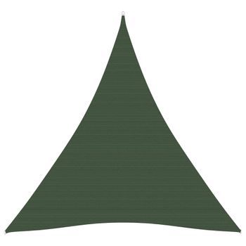 Toldo De Vela Hdpe Verde Oscuro 160 G/m² 4x5x5 M