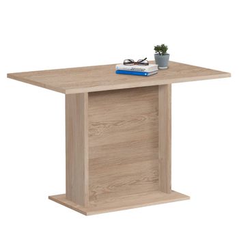 Mesa De Comedor Color Roble 110 Cm Beige