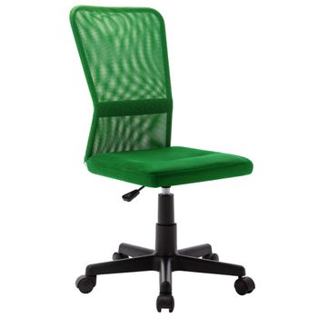 Silla De Oficina De Tela De Malla Verde 44x52x100 Cm