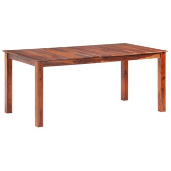 Mesa De Comedor De Madera Maciza De Sheesham 180x90x76 Cm Marrón