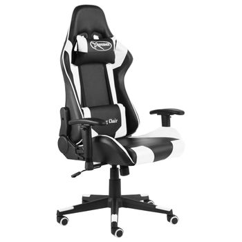 Silla Gaming Giratoria Pvc Blanco