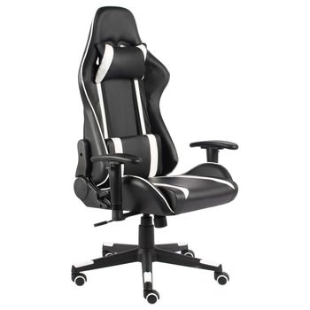 Silla Gaming Giratoria Pvc Blanco