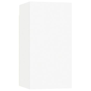 Mueble Para Tv De Madera Contrachapada Blanco 30,5x30x60 Cm