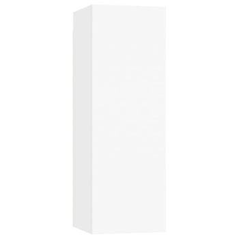 Mueble Para Tv Madera Contrachapada Blanco 30,5x30x90 Cm