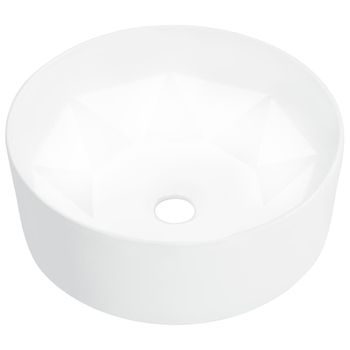 Lavabo 36x14 Cm Cerámica Blanco