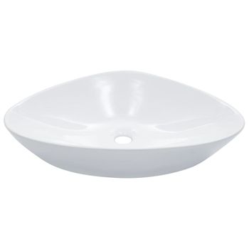 Lavabo 58,5x39x14 Cm Cerámica Blanco