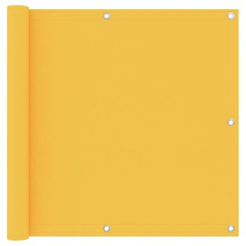 Toldo Para Balcón Tela Oxford Amarillo 90x600 Cm