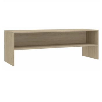 Mueble De Tv Madera Contrachapada Roble Sonoma 120x40x40cm Marrón