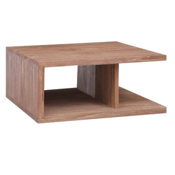 Mesa De Centro De Madera Maciza De Teca 170x70x30 Cm Marrón