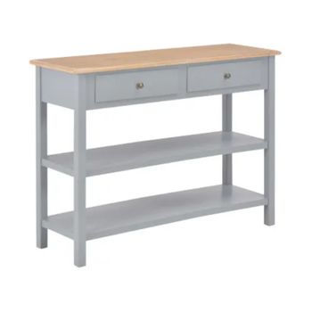 Aparador De Mdf 110x35x80 Cm Gris