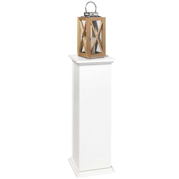 Mesita Decorativa Con Puerta Blanco 88,5 Cm