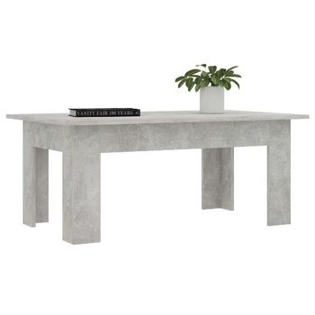 Mesa De Centro Madera Contrachapada Gris Hormigón 100x60x42 Cm