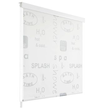 Persiana Enrollable De Ducha Splash 120x240 Cm Gris