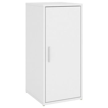 Mueble Zapatero De Aglomerado Blanco 32x35x70 Cm