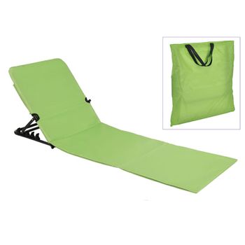 Esterilla Silla Plegable De Playa Pvc Verde