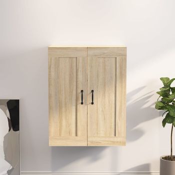 Armario Colgante De Pared Roble Sonoma 69,5x32,5x90 Cm