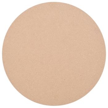 Tablero De Mesa Redondo Mdf 700x18 Mm Beige