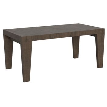 Mesa Extensible De Nogal, 20 Plazas L 180 A 440 Cm Kristo-base Y Soporte Con Ruedas