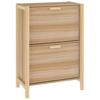 Mueble Zapatero Madera Contrachapada 57,5x33x80 Cm Marrón