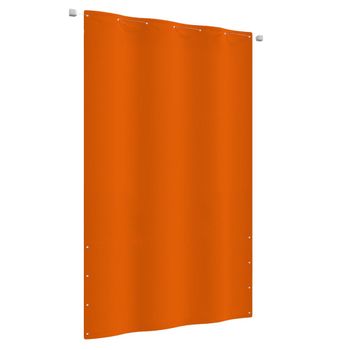 Toldo Pantalla Para Balcón De Tela Oxford Naranja 140x240 Cm