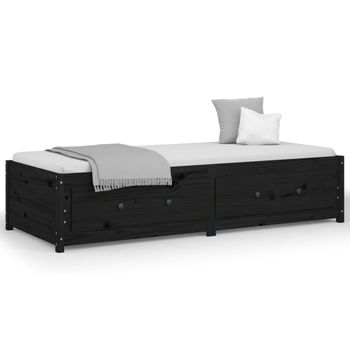 Sofá Cama De Madera Maciza De Pino 75x190 Cm