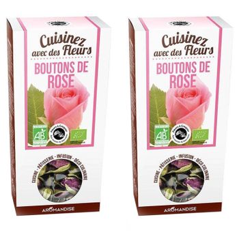 Flores Comestibles Bio - Capullos De Rosa 60 G