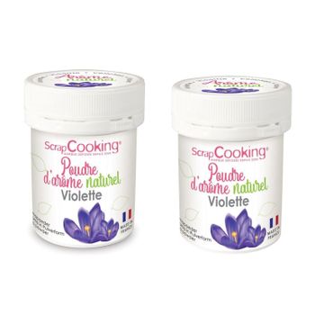 Aroma Alimentario Natural En Polvo 30 G - Violeta