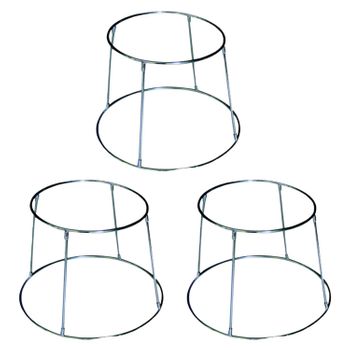 3 Soportes De Mesa De Acero Inoxidable Para Mariscada