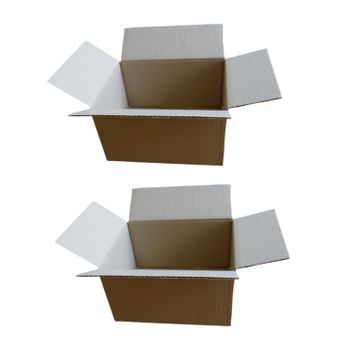 2 Cajas De Embalaje Pequeñas 16 X 12 X 11 Cm