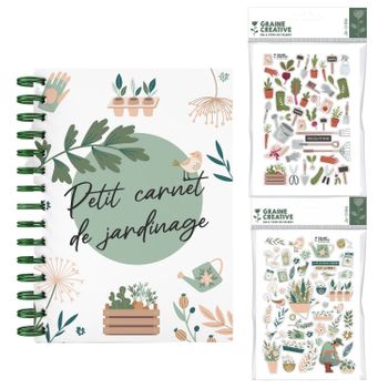 Cuaderno Jardinería + Pegatinas