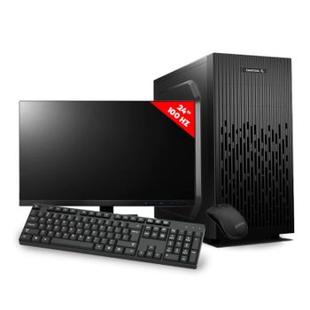 Pc Completo Oficina Powerpro I121-24-w11  - Intel I3 12100 - Monitor 24" & Periféricos - Windows 11 Pro