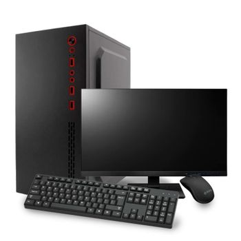 Pc Completo Oficina Ecopro I121-22 - Intel I3 12100 - Monitor 22" & Periféricos