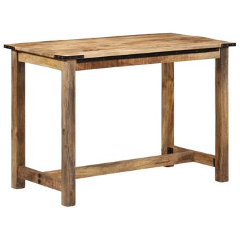 Mesa De Comedor Madera Maciza De Mango 110x55x75 Cm