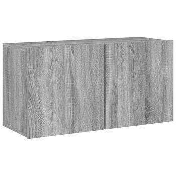 Vidaxl Mueble Para Tv De Pared Gris Sonoma 80x30x41 Cm