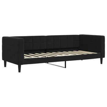 Vidaxl Sofá Cama Terciopelo Negro 80x200 Cm