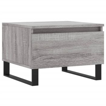 Vidaxl Mesa De Centro Madera De Ingeniería Gris Sonoma 50x46x35 Cm