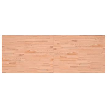 Vidaxl Tablero De Banco De Trabajo Madera Maciza De Haya 150x55x2,5 Cm Marrón