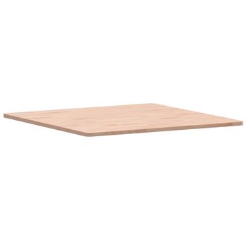 Vidaxl Tablero De Mesa Cuadrado De Madera Maciza De Haya 70x70x1,5 Cm Marrón