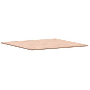 Vidaxl Tablero De Mesa Cuadrado De Madera Maciza De Haya 90x90x1,5 Cm Marrón